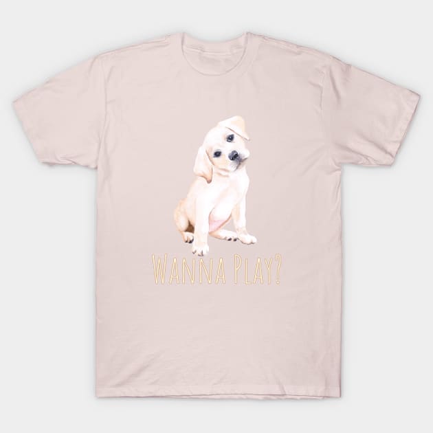 Wanna Play? T-Shirt by Gingerlique